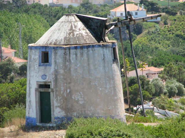 obios_img_6958 Closer view of an old windmill from the Obidos Castle Walls